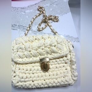 Crochet purse